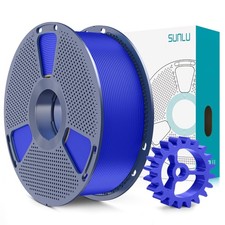 Filamento stampante 3D PLA+ 1,75mm 1KG bobina piccola blu SUNLU PLA+2.0 aggiornamento ferita