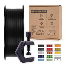 Jet Black, PETG Filament 1.75mm 1kg Spool (2.2 lbs), Diameter Tolerance +/- 0...