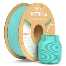 ELEGOO Filamento PLA Matte Verde Acqua 1 kg, 1,75 mm, Opaco PLA Filamento per St