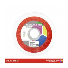 Bobina Sakata 3D Filamento PLA 850 1.75mm 1Kg Rojo