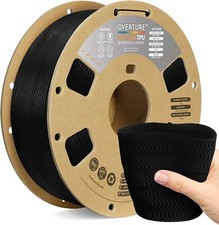 OVERTURE TPU HS High Speed filamento STAMPA 3D 1,75 mm+/-0,03mm 1 kg NERO