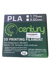 Filamento stampante 3D PLA 1,75mm x 3,00mm secolo 1kg bianco spedizione gratuita
