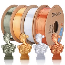 Silk PLA Filament 1.75mm, PLA Filament 1.75mm Silk Shiny 3D Printer Filament,...