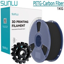 Filamento stampante 3D SUNLU 1 KG PETG fibra di carbonio 1,75 mm PETG-CF, 10% fibra corta