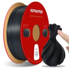 RepRapper filamento TPU conduttivo 1,75 mm 1 kg nero