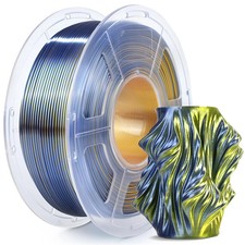 SUNLU Silk PLA Plus Filamento per stampante 3D, Filamento PLA+ Lucido a Doppio C
