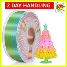 Filamento PLA Silk Rainbow, filamento stampante 3D seta multicolore 1,75 mm +/- 0,0...