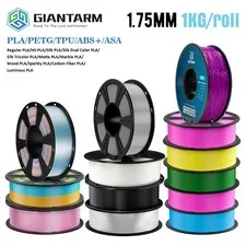 GIANTARM 1 KG/rotolo 1,75 mm stampante 3D filamento regolare/HS/seta PLA PETG TPU ABS+
