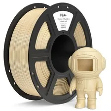 ELEGOO PLA+ Filamento 1,75mm Beige 1KG, PLA Plus ad Alta Resistenza per Stampant