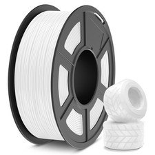 SUNLU TPU Filamento Stampante 3D 1,75mm, Alta Velocità 95A TPU, 1000g Tpu Bianco 
