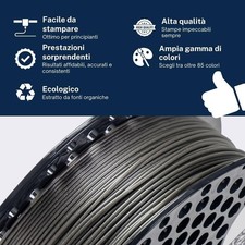 AzureFilm Original PLA 1.75mm 3D Printer Filament 1kg Spool