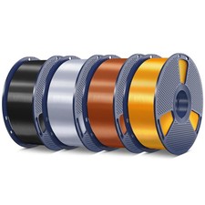 Filamento stampante 3D seta PLA confezione da 4 kg 1,75 mm 0,02 mm lucido Sunlu Plus lucido