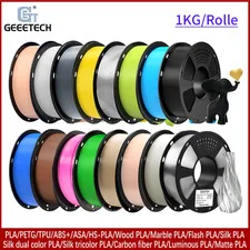 Filamento Geeetech 1,75 mm 1 kg/rotolo PLA/PETG/TPU/ABS+/seta/HS-PLA per stampante 3D