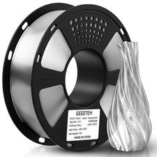 Geeetech PETG filamento stampante 3D 1,75 mm 1 kg trasparente resistente agli agenti chimici DE
