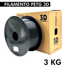 FILAMENTO PETG NERO 3KG 1.75mm PER STAMPANTI 3D