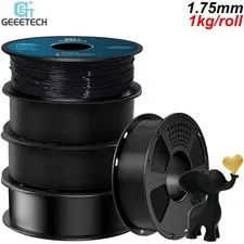 Filamento stampante 3D Geeetech nero 1,75 mm 1 kg filamento PLA/PETG/ABS+/TPU/ASA