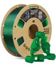 Clear PETG Filament 1.75mm, PETG Transparent Green,1kg Filament(2.2lbs), Dime...