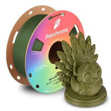 Filamento stampa 3D opaco PLA 1,75mm 1kg esercito verde scuro polimaker pancroma
