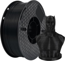 Kingroon Filamento per Stampante 3D Nylon, Precisione Dimensionale +/- Nylon, 1kg Nero 