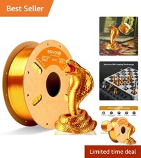 Filamento PLA seta oro liquido stampante 3D 1 kg lussuosa lucentezza metallica