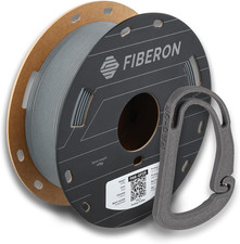 Fiberon PA6-GF - Filamento in Fibra Di Vetro E Nylon, 1,75, Grigio, 500 G, Bobin