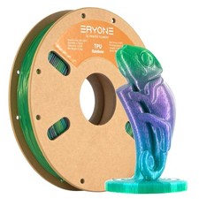 ERYONE TPU Filamento Flessibile Arcobaleno 0,5kg 500g 1,75mm ±0,05mm per Stampa 3D FDM