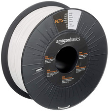 Filamento per Stampanti 3D, in PETG, 1.75 Mm, Bianco, 1 Kg per Bobina