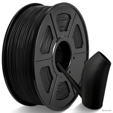 TECBEARS Filamento ABS 1,75mm 1KG Nero Alta Resistenza e Tenacità Resistenza