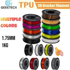 GEEETECH TPU 1,75mm 1kg para impresora 3D FDM Blanco Púrpura Negro Rojo Gris