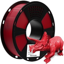 Geeetech filamento PETG rosso 1,75 mm 1 kg stampante 3D durevole materiale di consumo