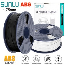 Filamento stampante 3D SUNLU ABS 1,75 mm ABS 1 KG/ROTOLO senza bolle +/-0,02 mm