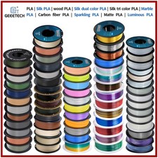 Nuovo filamento Geeetech PLA/PETG/ABS+/TPU/HS-PLA 1,75 mm 1 kg/rotolo per stampante 3D