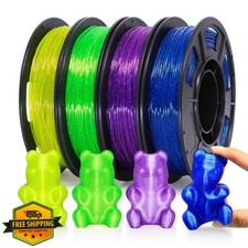 Yousu B-Galaxy Glitter TPU Filament 1.75mm 4 Roll