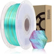 Filamento Silk PLA 1.75Mm Finitura Setosa E Alta Precisione, Bobina Da 1Kg, Comp