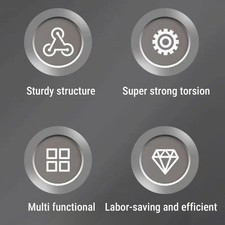 Porta bobina avvolgifilamento stampa 3D manuale per 1 kg PLA/PETG/TPU/ABS