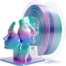 Seta Filamento PLA Multicolore 1.75Mm, Filamento per Stampante 3D Arcobaleno Set