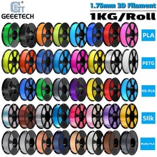 Filamento stampante 3D Geeetech PLA seta/opaco/luminoso/HS/fibra di carbonio 1,75 mm 1 kg