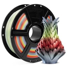 FLASHFORGE Filamento di seta PLA 1,75 mm arcobaleno, stampante 3D 1 kg arcobaleno 