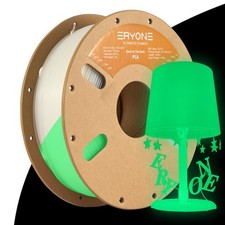 ERYONE Filament PLA Glow in The Dark 1.75 mm +/-0.03mm for 3D Printers