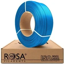 Filamento PLA Rosa 3D 1,75 Mm 1000G Blu Satinato, Ricarica