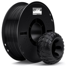TPU 95A Filamento per Stampanti 3D 1,75 mm Nero 1KG TPU Filamento Flessibile