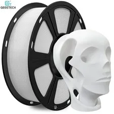 Geeetech filamento PLA 1,75 mm 1 kg/rotolo bianco regolare PLA stampante 3D filamento DE