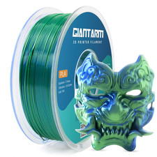 GIANTARM Filamento PLA di Seta Doppio Colore 1,75mm, Bobina da 1KG, Confezionato Sottovuoto
