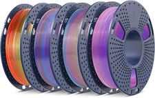 SUNLU Filamento PLA Arcobaleno Trasparente 1,75mm 1kg 4x250g Confezione #R047