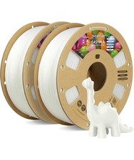 OVERTURE 2KG Bundle Easy PLA Filamento per stampante 3D 1,75 mm, 2 2 KG, Bianco*2 