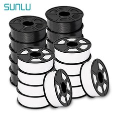 5/10/20KG SUNLU Filamento Stampante 3D PLA PLA+ PETG Silk 1.75mm Buona Adesione 
