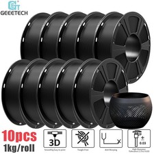 10KG Filamento PLA Nero Geeetech PLA Filamento 1,75mm 1KG/Rotolo Filamento per Stampante 3D
