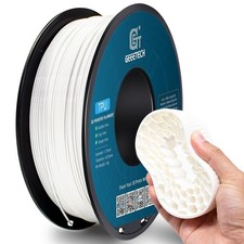 1 kg Geeetech TPU filamento stampante 3D 1,75 mm bianco 95 A filamento elastico morbido