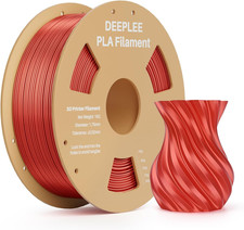 Filamento PLA 3D - Diametro 1,75 mm - Bobina da 1 kg - Colore Rosso