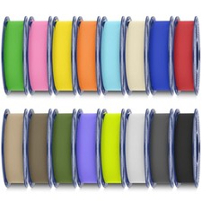 Filamento PLA finitura opaca confezione 16 colori multicolore 1,75 mm confezione da 16 mini bobina